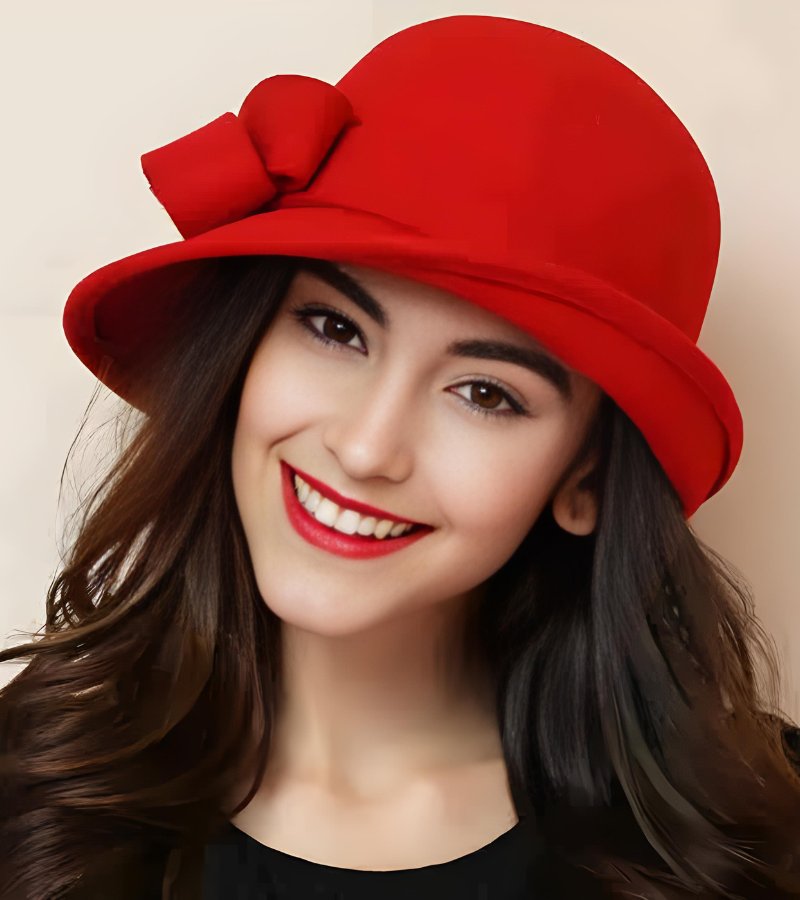 Clara | Retro-hat med sidebånd