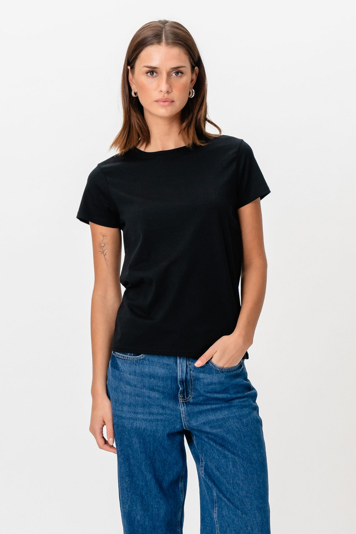 Basis T-shirt - Sort 