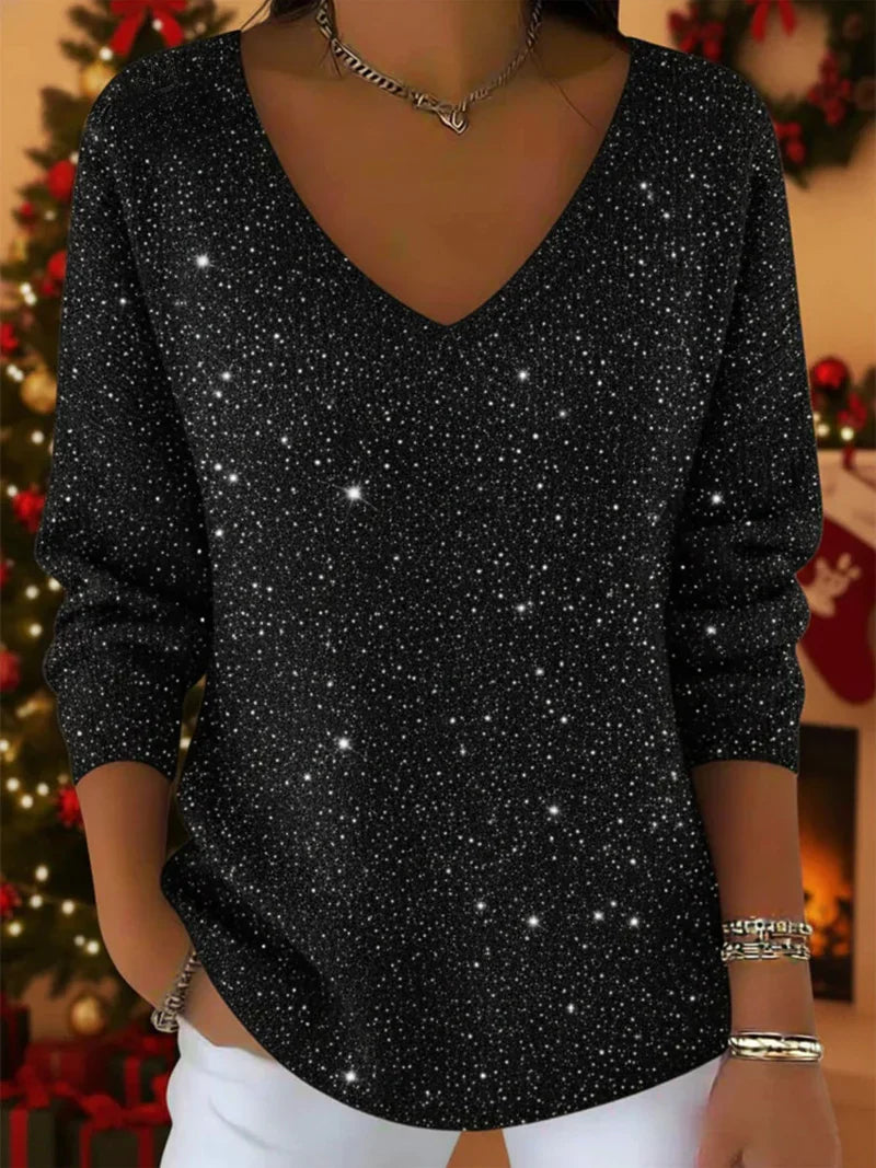 Jade™ – Elegant damepullover med V-udskæring