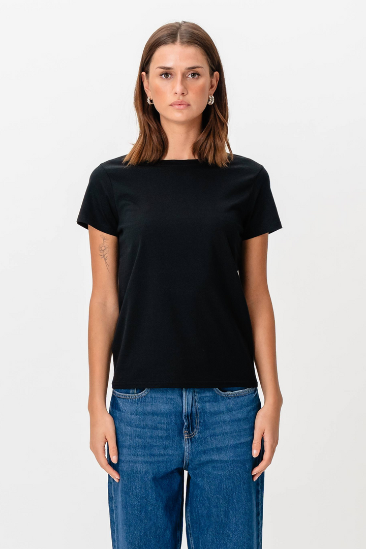 Basis T-shirt - Sort 