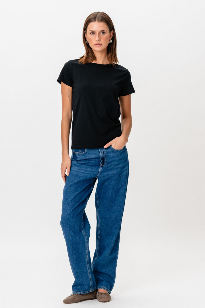 Basis T-shirt - Sort 