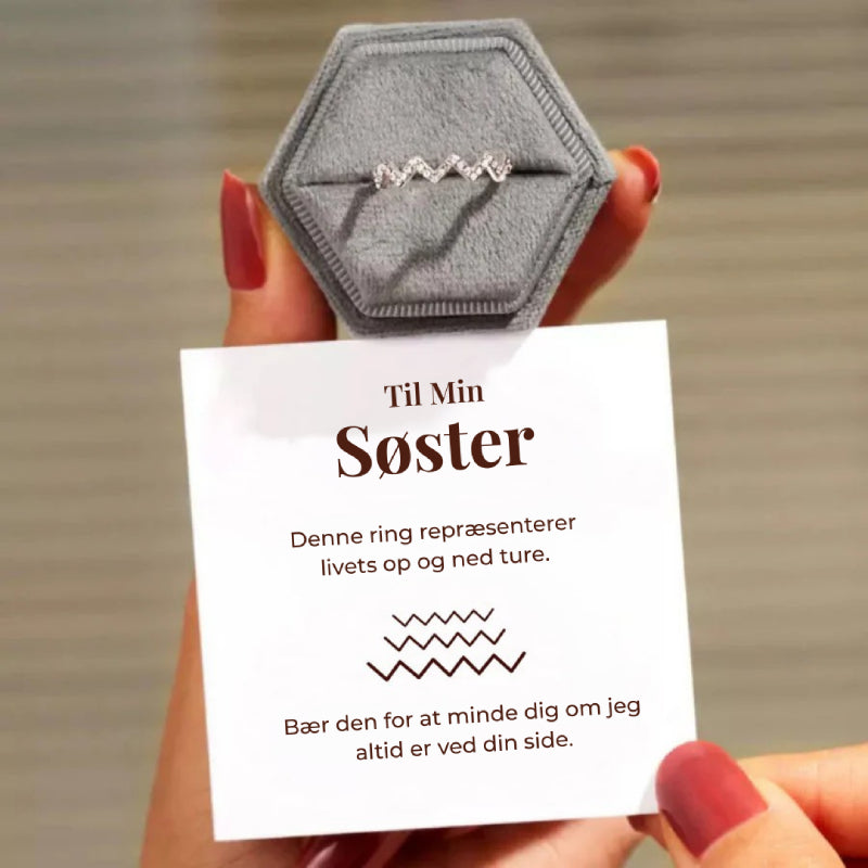 Ring - Til min søster: Jeg vil altid være ved din side