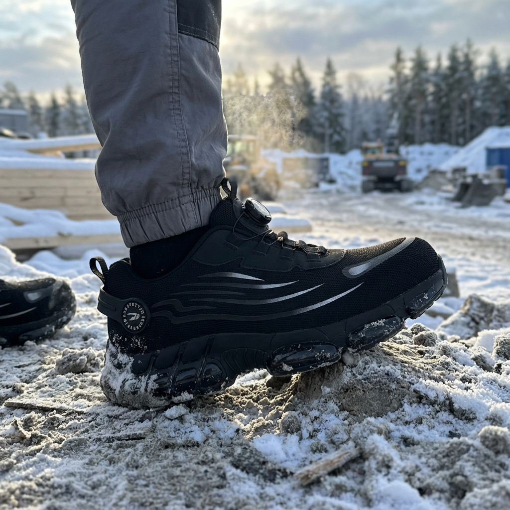 Norillo™ – ArmorFlex S3 Air – Ultralette beskyttelsessko med stålhætte og drejespænde