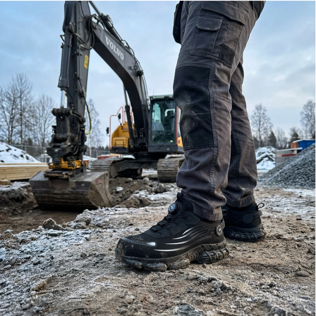 Norillo™ – ArmorFlex S3 Air – Ultralette beskyttelsessko med stålhætte og drejespænde