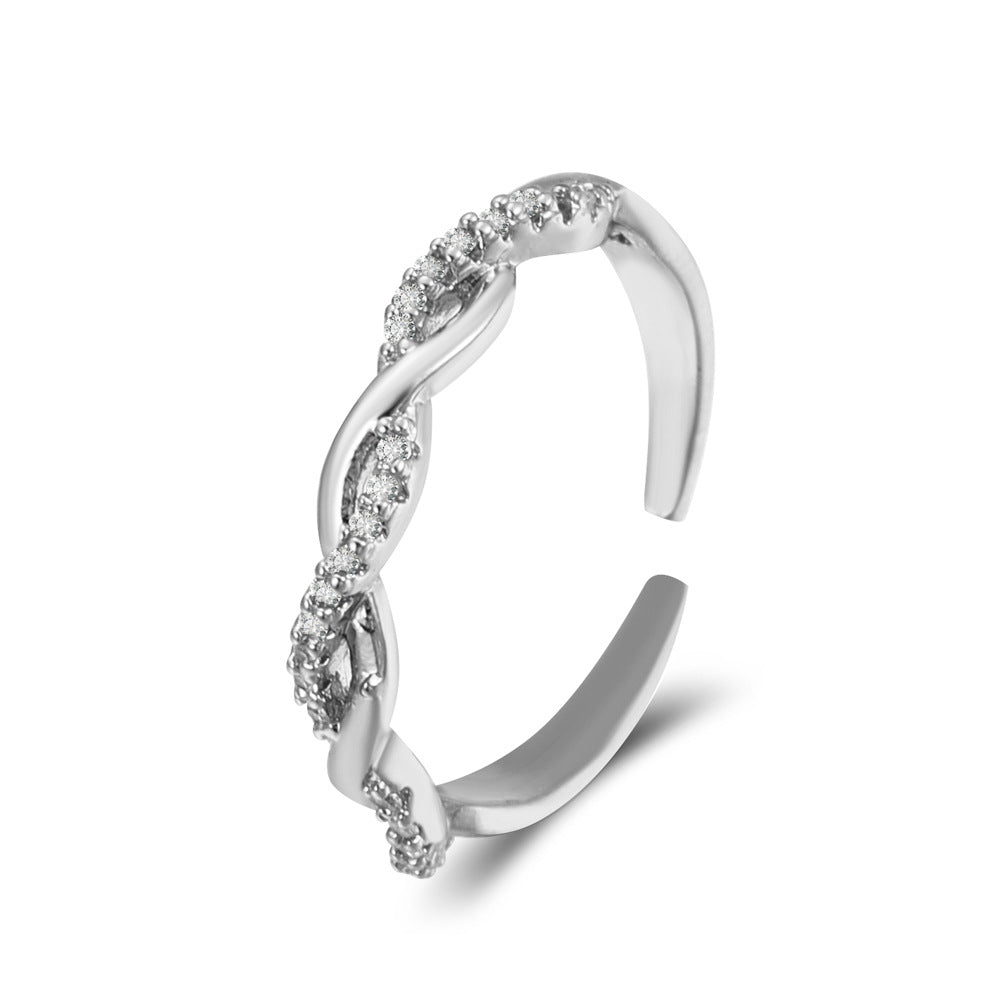 Twist Design Diamantring