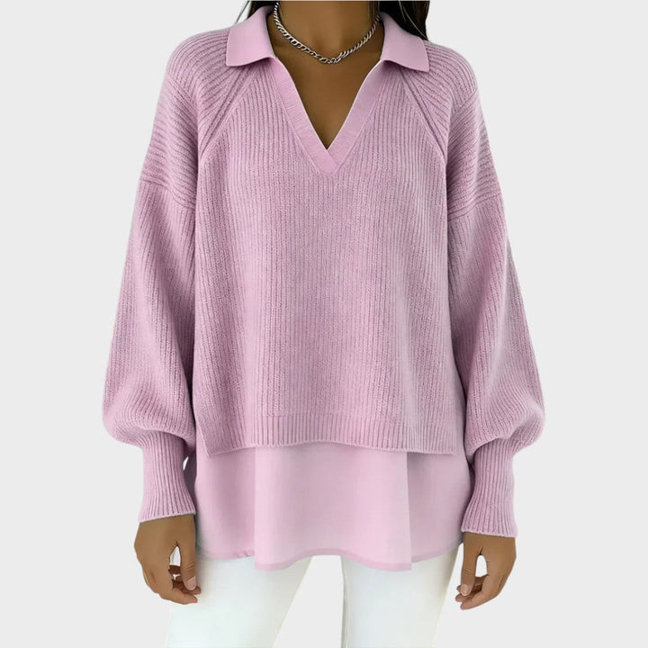 Shylin™ – Elegant afslappet striktrøje