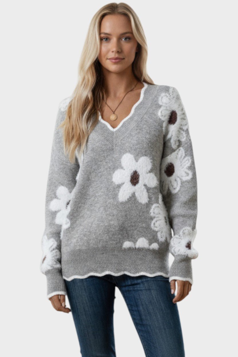 Thea | Blomstertrøje