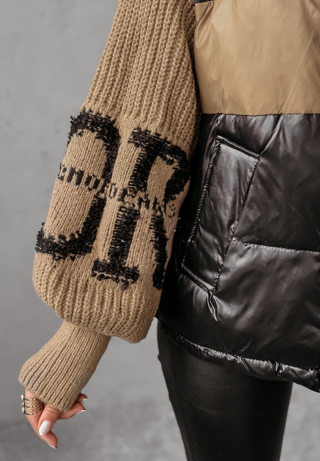 Mayce™ | Patchwork Pufferjakke