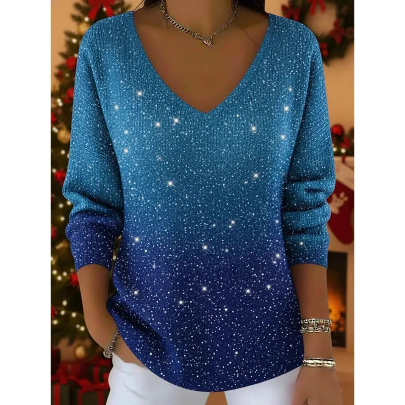 Jade™ – Elegant damepullover med V-udskæring