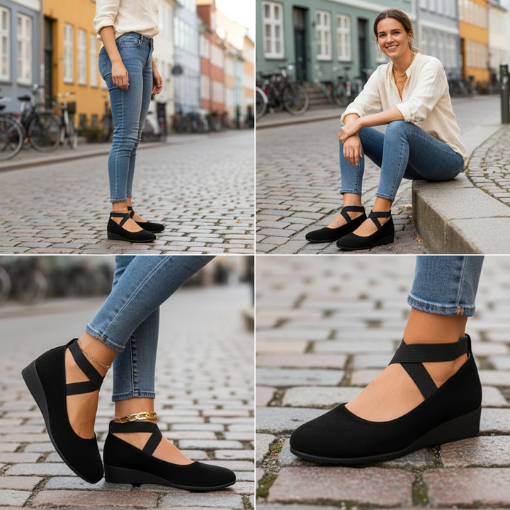 Valeria™ – Elegante casualsko med ortopædisk støtte