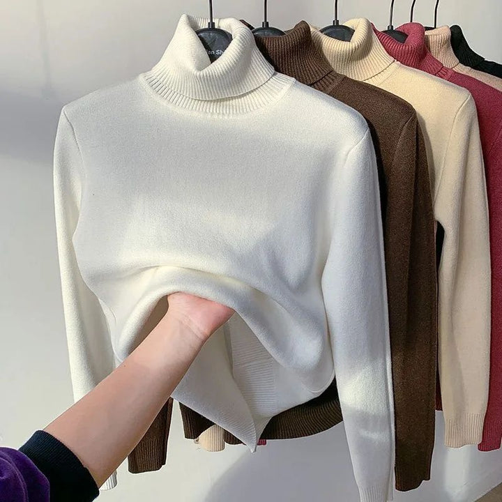 Kyra | Varm Casual Rullekrave Sweater