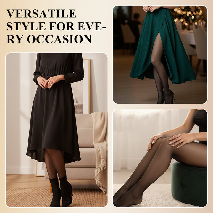 Formende fleece-leggings med søm ✨ Hold dig varm. Se fantastisk ud.