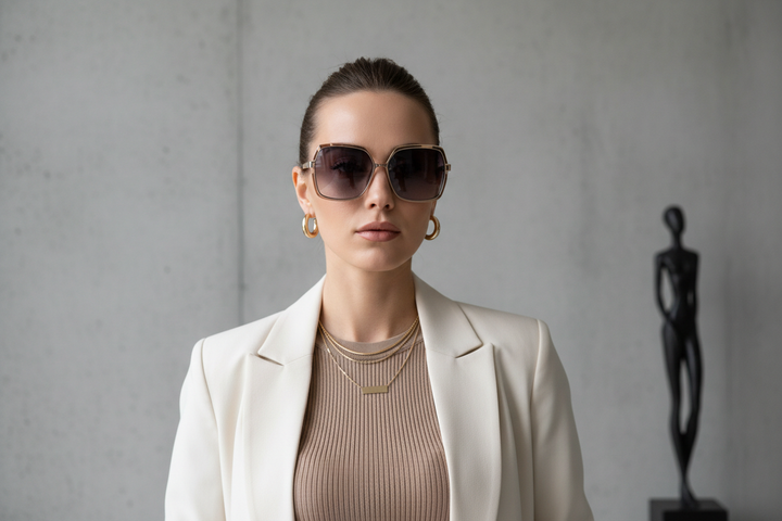Woman with sunglasses
